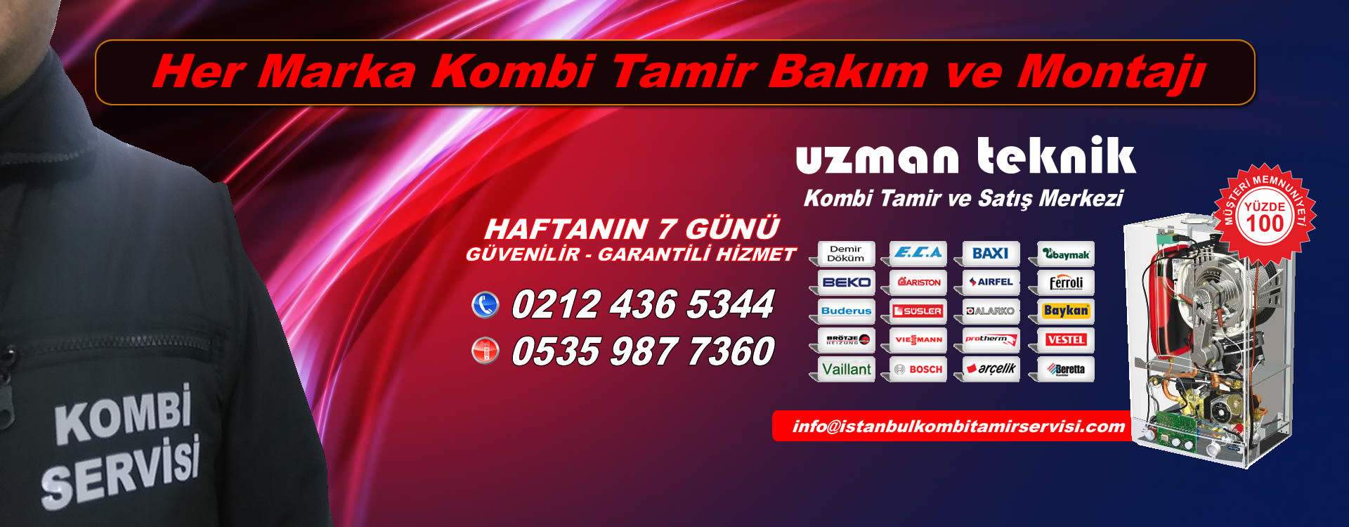 İstanbul kombi tamir servisi hizmet politikamız